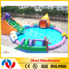 PVC tarpaulin custom inflatable pool for park