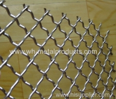 crimped style square hole wire mesh