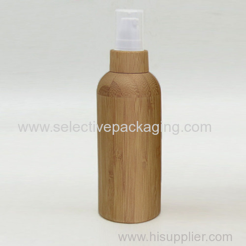 BAMBOO PLASTIC LOTION SPRAY BOTTLE