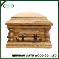 Best selling US style professional solid wood china caskets for adult