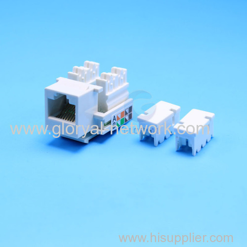 Cat.5e cat.6 RJ45 keystone jack