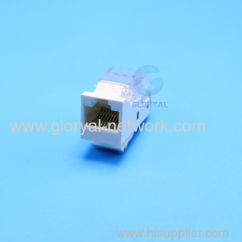 Cat.5e RJ45 toolless type keystone jack