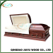 traditional US style funeral casket