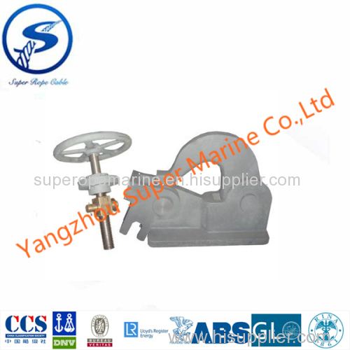 Swivel type anchor chain releaser