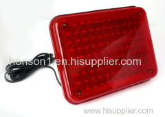 Amber Blue Red LED Big Grille Vehicle Square Warning Light For Vehicle