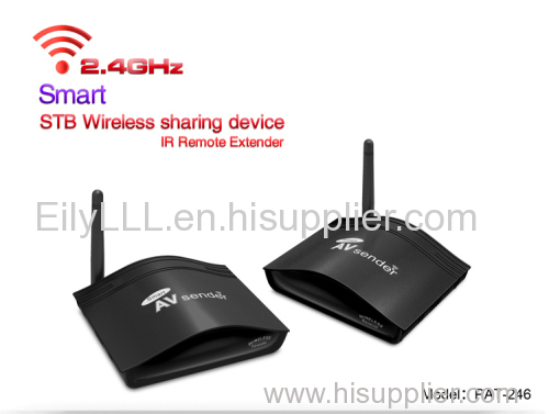 PAKITE 250m 2.4GHz Smart Wireless TV to TV AV Sender with long distance