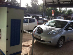 40kw EV Charging station for Nissan Leaf