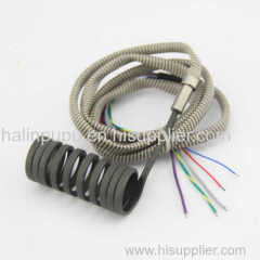 Electric hot runner heater coil heating element heater with J thermocouple