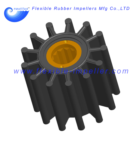 Flexible Rubber Impellers replace KINKI impeller BK-0132 / BK0132 Neoprene