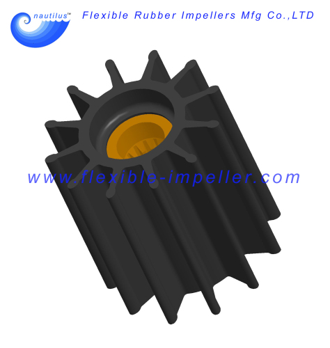 Flexible Rubber Impeller for Water Pumps Refer Johnson Impeller 09-705BT-1