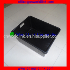 Top Quality With Lid Stackable Moving Plastic Solid Crate