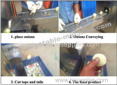 Onion Root Cutting Machine