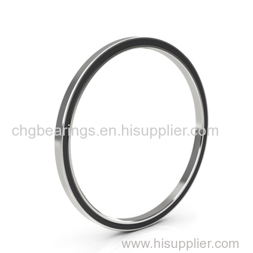 Thin-section sealed radial contact deep groove ball bearing