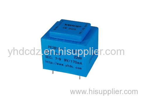 1.5VA 220V/9V PCB welding Encapsulated Isolation Transformer