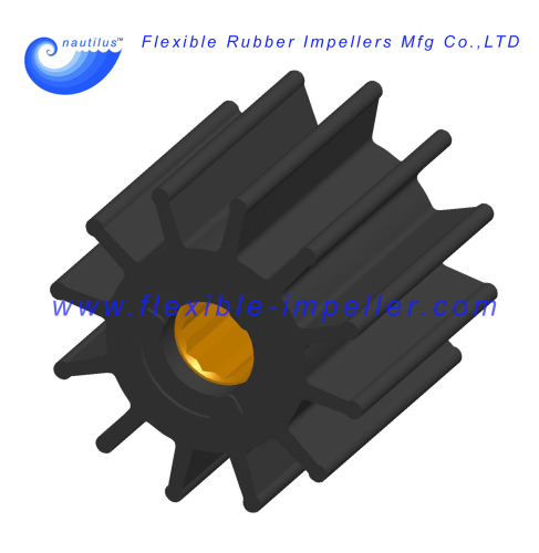 thumbnail image 2 of Sea Water Pump Impeller 17936-0001 – Fits Jabsco, Johnson 09-814B, Caterpillar 4L8470, DDA 5196168 2 of 5