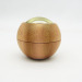 50G BAMBOO APPLE JAR WITH SPOON
