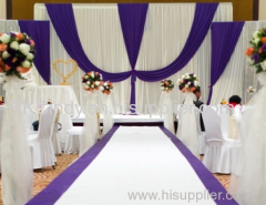 pipe and drape backdrop for wedding