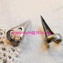 10 Retro Punk Rock Gothic Talon Nail Finger Claw Spike Rings Various styles