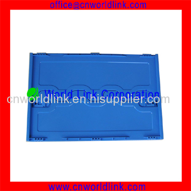 High Quality Plastic Storage With Lid Turnover Solid PP Foldable Crate