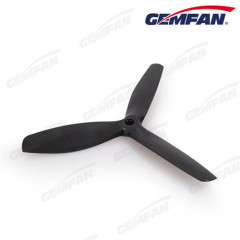 5050 glass fiber nylon bullnose propeller 3 blades for remote control airplanes