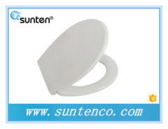 Oval Shape Closed Front Urea Material Soft Close Toilet Seat