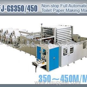 TZ-FJ-GS350/450 Non-stop High Speed Full Automatic Toilet Tissue Paper Roll Manufacturing Machines
