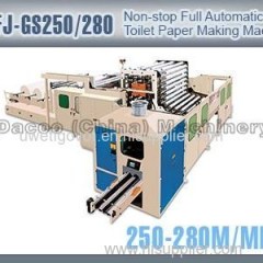 TZ-FJ-GS250/280 Non-stop Full Automatic Toilet Tissue Paper Roll Making Machines