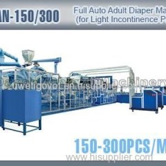 TZ-AN-150/300 Full Automatic Adult Diaper Machine (for Light Incontinence Pads)