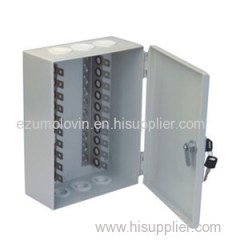 100 Pair Indoor Distribution Box Install 10 Pair Back Mount Frame