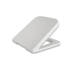 Cheap Customized D Shape Soft Close UF Toilet Lid Cover Xiamen