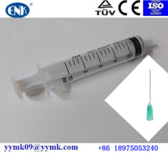 Disposable Medical Supplies Sterile Syringes 10ml slip tip with 21g needles