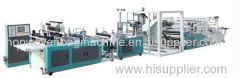 Automatic Non woven D cut bag U cut bag making machine