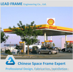 Construction Building Steel Frame Prefabricated Gas Station