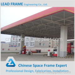Bolt Connected Steel Structure Prefabricated Gas Station