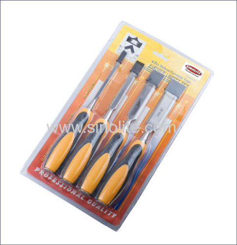 German Type Firmer Chisel 4pcs/set Size: 6-13-19-25mm