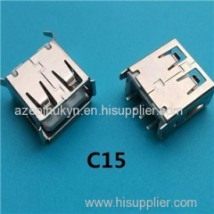 13.1MM 15.1MM 180 Degree USB Connector