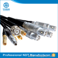 NDT Accessories Flaw Detector Cable Ultrasonic Probes Cable Lem0 00 Or Microdot Cable