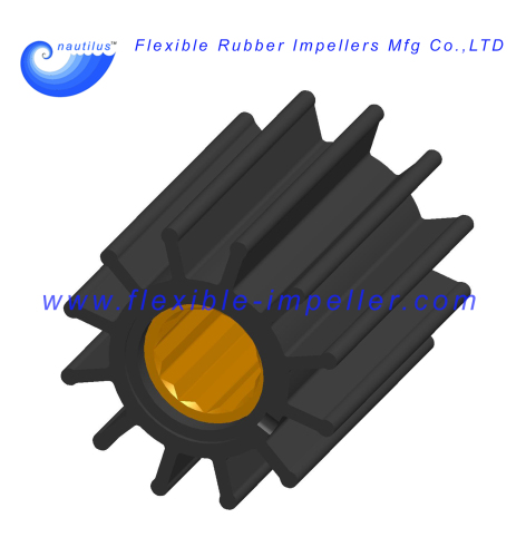 Flexible Rubber Impellers for Hino Motors Diesel Engines W06D-T1-11 310/3000 use Johnson Pump 10-24413-2