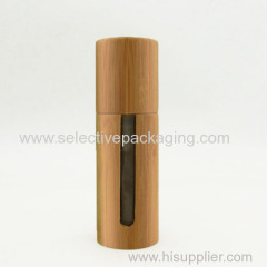 50ml bamboo glass cosmetic lotion container