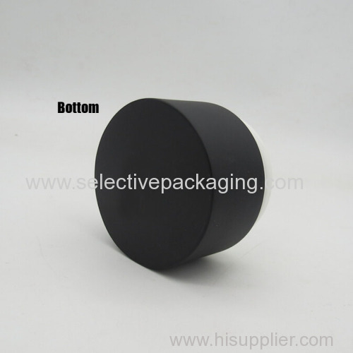 50g black coating color bamboo cream jar