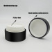 50g black coating color bamboo cream jar