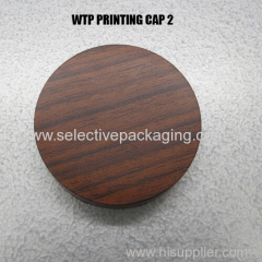 caps for jars wooden cap wtp printing lid wood texture