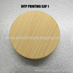 caps for jars wooden cap wtp printing lid wood texture