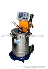 powder spray gun for laboratory testing