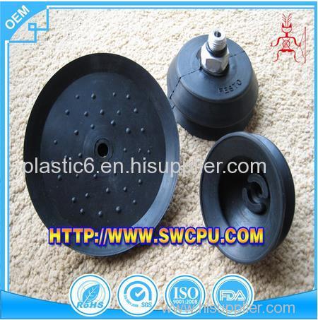 Injection Molded Custom Silicone Suction Cup With Screw