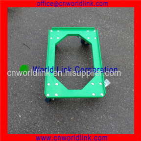  4 Wheels Heavy Duty Plastic Dolly Moving Plastic Pallet Dolly Cart