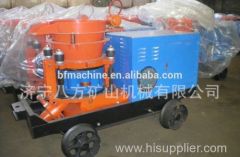 dry wet shotcrete spray concrete gunite machine