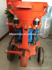 dry wet shotcrete spray concrete gunite machine