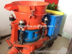 dry wet shotcrete spray concrete gunite machine