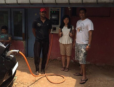 20KW wall mounted EV Charging Station for Nissan Leaf